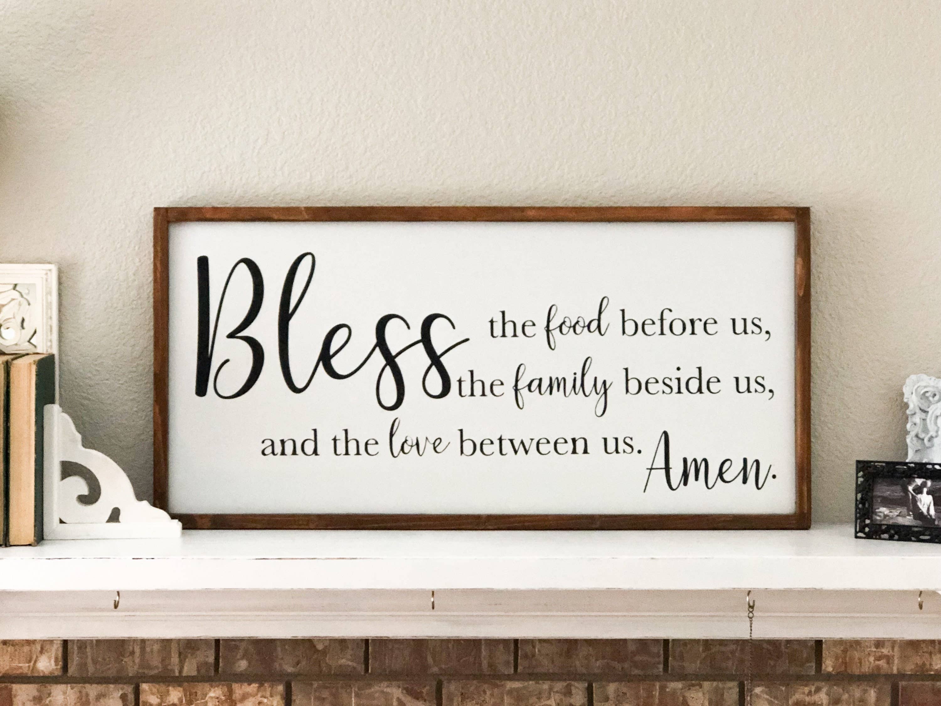 Bless This Nest Cast Iron Plaque Wall Art Farmhouse Decor Bless This Nest Cast Iron Plaque Wall Art Farmhouse Decor